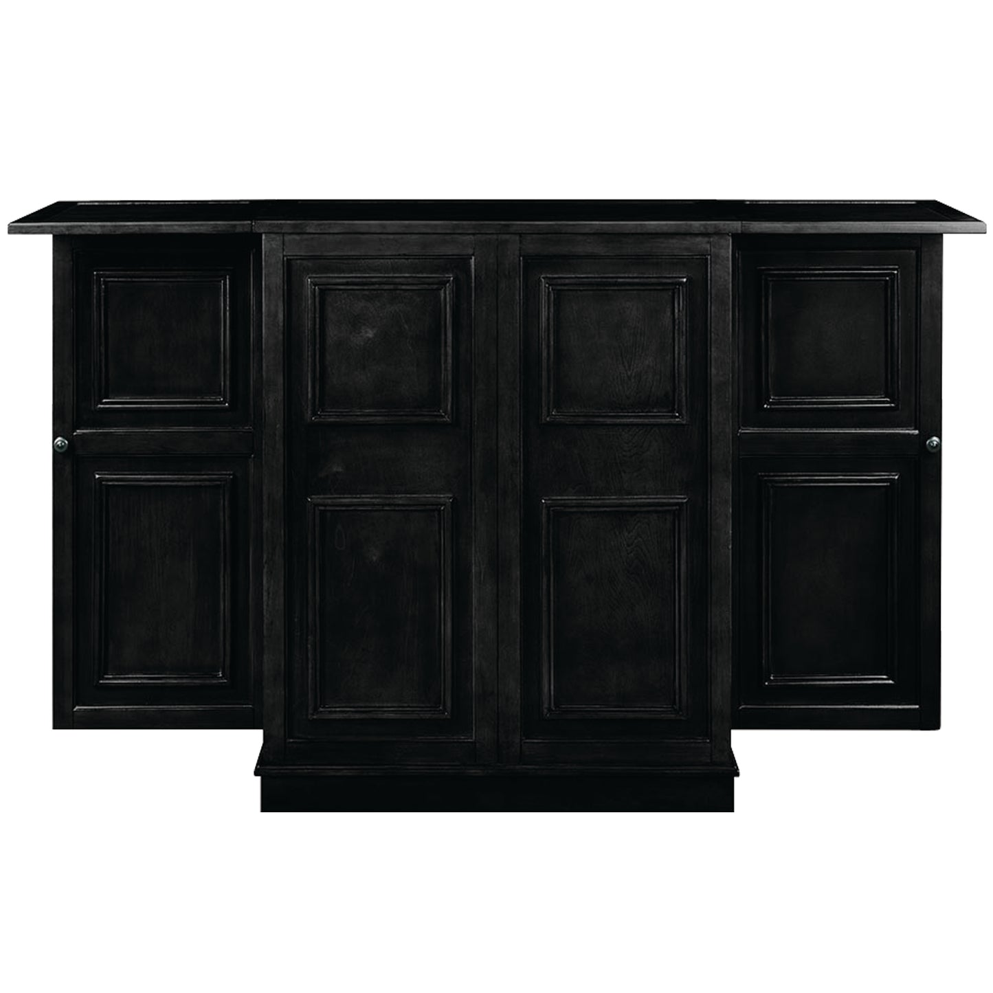 Portable Folding Bar Cabinet-Black image -  Champion Table Tech