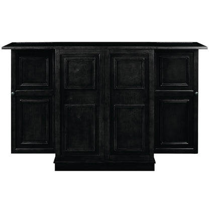 Portable Folding Bar Cabinet-Black image -  Champion Table Tech