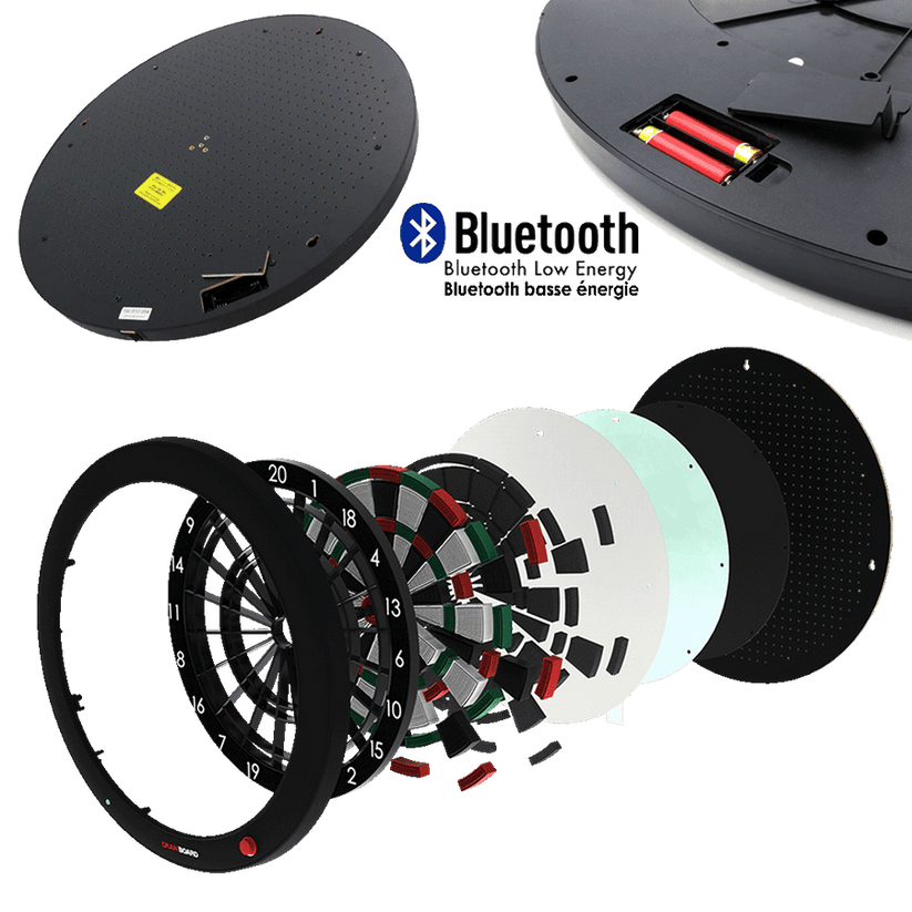 Jeu de fléchettes électronique vert Granboard 3S Bluetooth