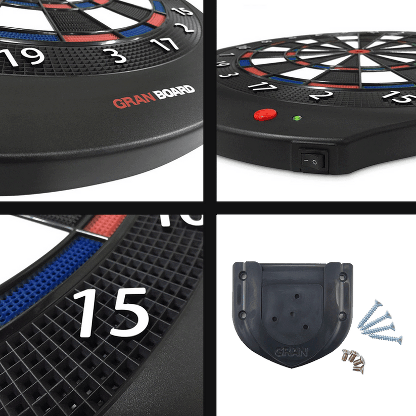 Jeu de fléchettes électronique Granboard Dash Bluetooth bleu