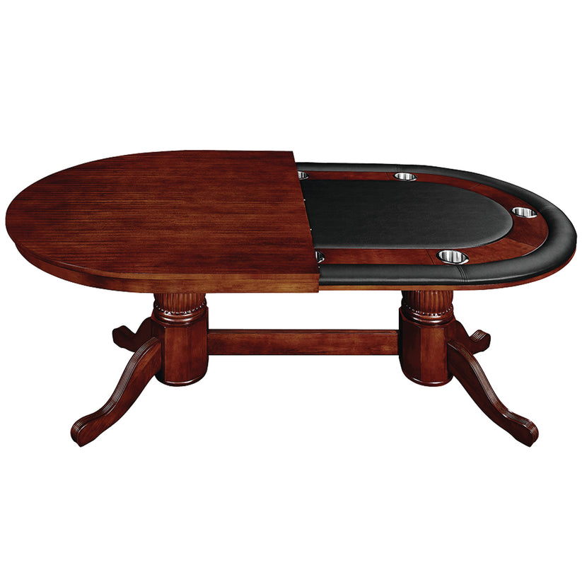 Table de jeu Texas Hold'Em de 84 po - Tudor anglais