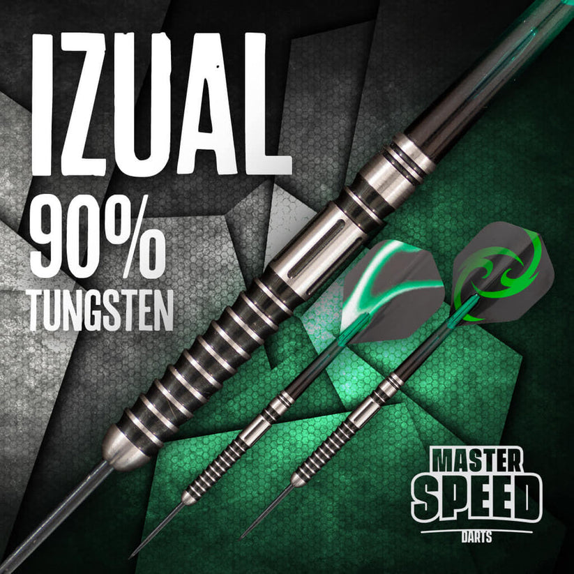 Master Speed ​​Darts Izual Pointe en acier tungstène 90 %
